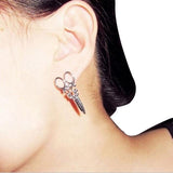 1Pair Fashion Unique Punk Women Girls Ear Stud Earring Jewelry GD